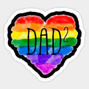 Dad LGBT Lesbian Gay Pride Sticker